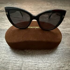 Tom Ford Dark Cat-Eye Sunglasses